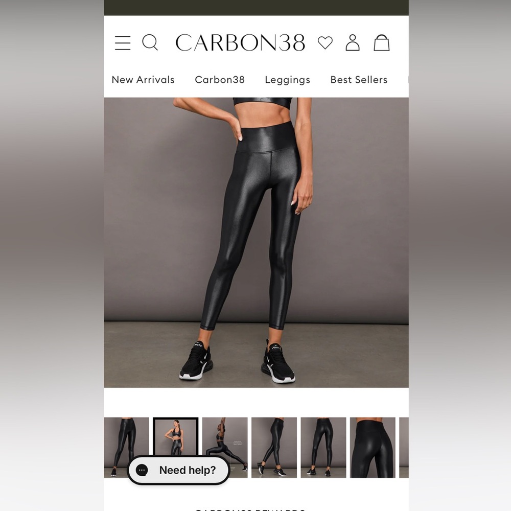 Carbon38 Black Leggings